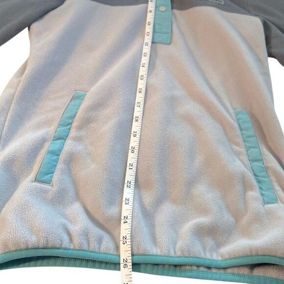 SALE! Columbia Fleece Sweatshirt - Size Small - Like New - Gray, Quarter Snap Up - Picture 11 of 14